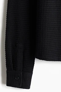 Regular Fit Waffled Shirt