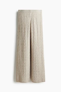 Cable-Knit Pants