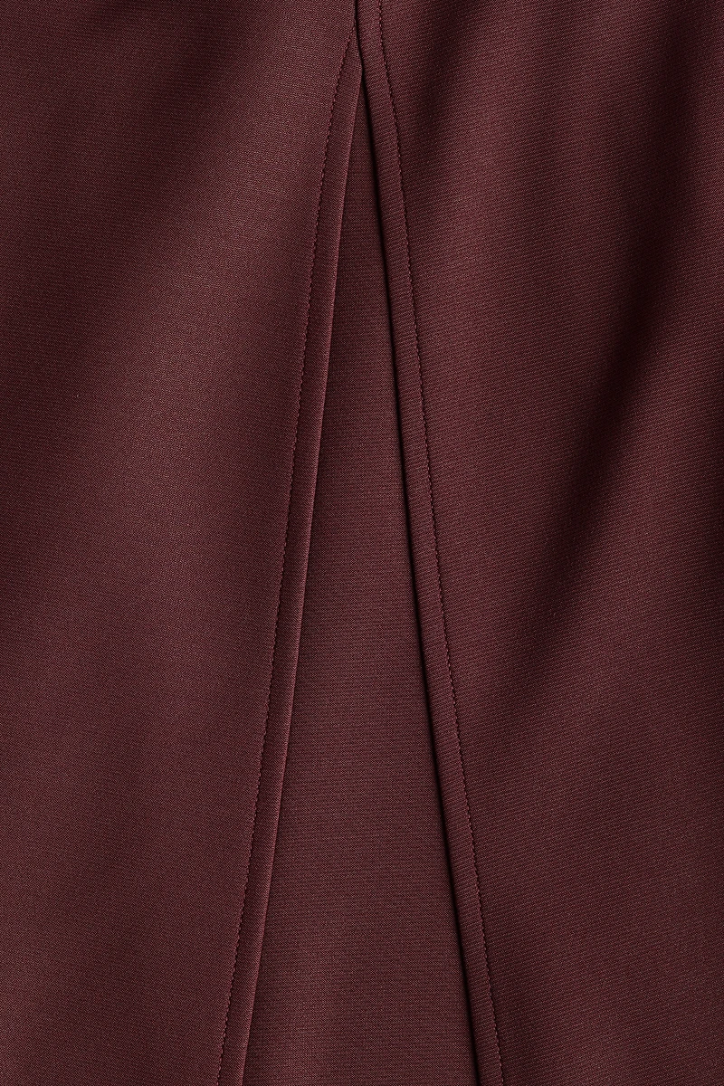 Flared-Skirt Mini Dress