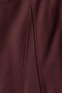 Flared-Skirt Mini Dress