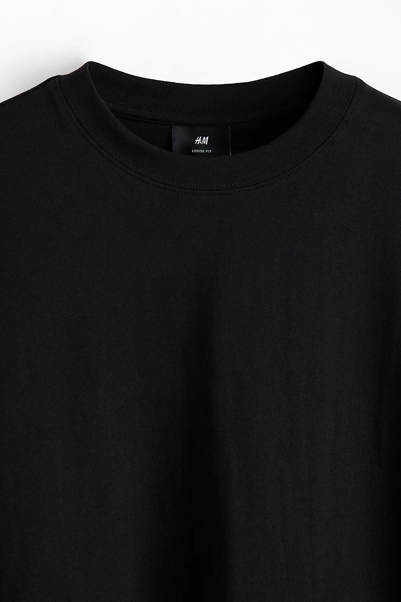 Loose-Fit Long-Sleeved Jersey Shirt