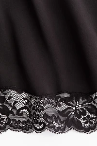 MAMA Lace-Trimmed Camisole Top