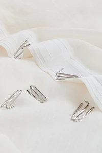 2-Pack Long Linen Curtain Panels