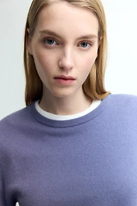 Fine-Knit Cashmere Top