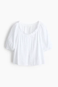 Blouse à plis nervurés