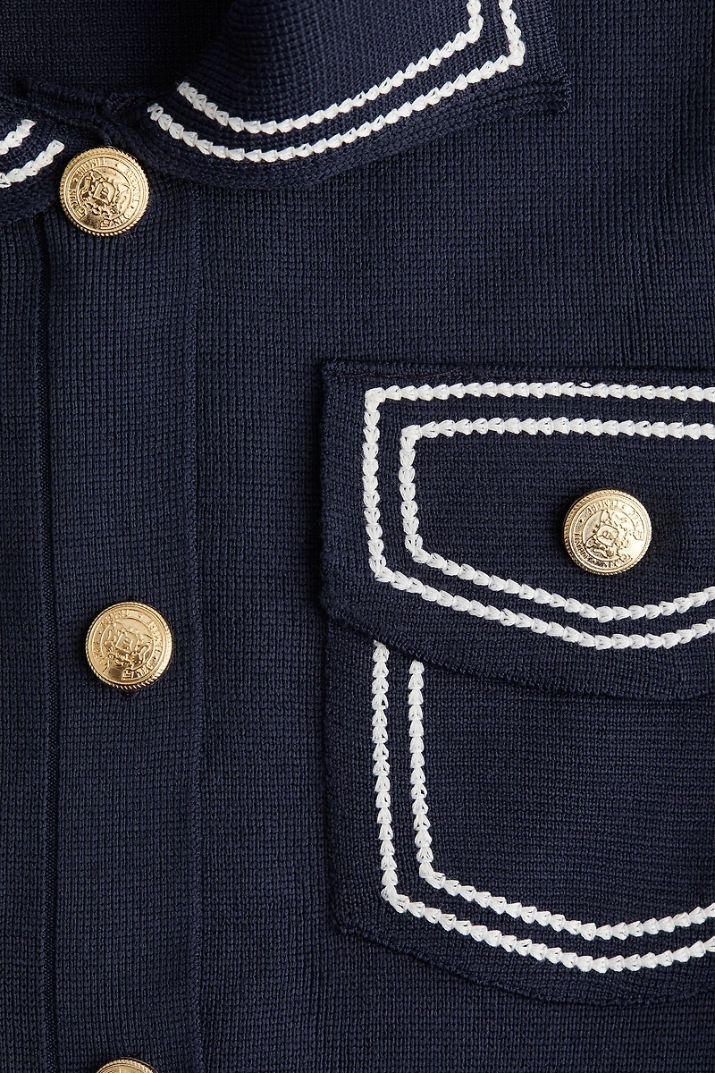 Cardigan with Collar