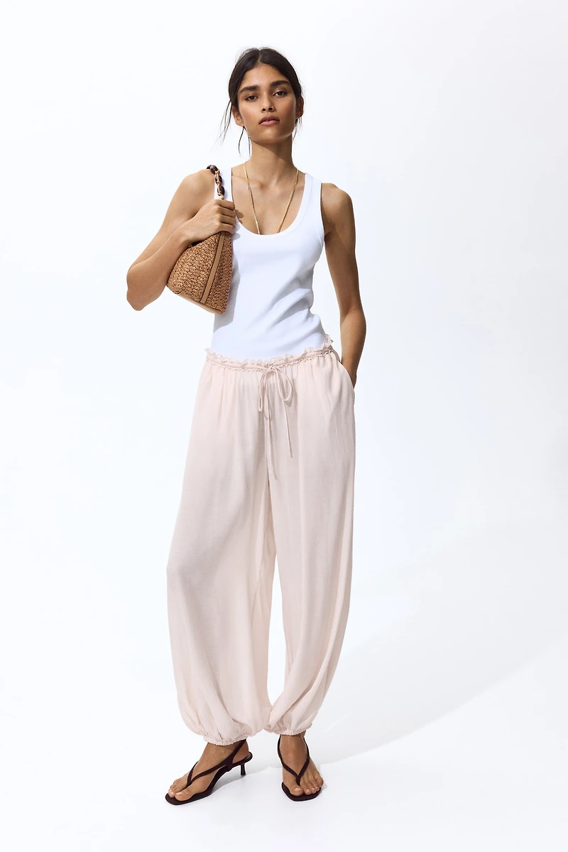 Balloon Pants with Drawstring