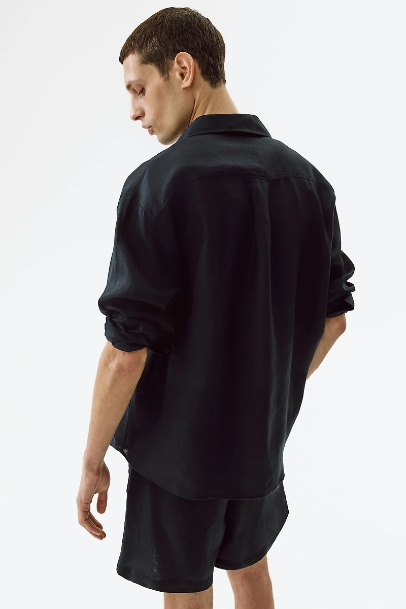 Relaxed-Fit Linen Shirt