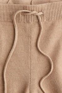 Pantalon de jogging en fin tricot