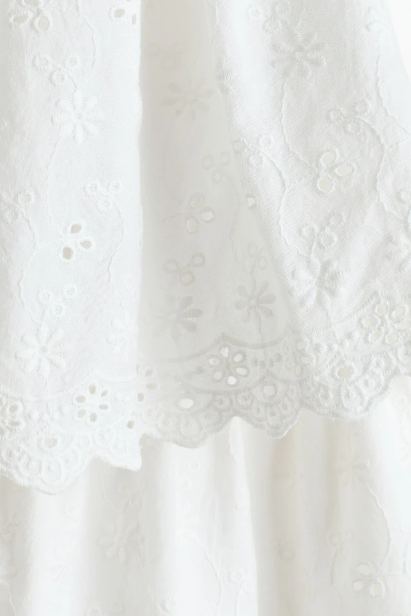 Eyelet-Embroidered Cotton Jumpsuit