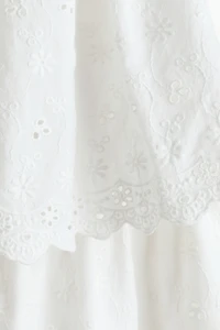 Eyelet-Embroidered Cotton Jumpsuit