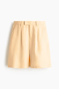 Short Bermuda en lin mélangé