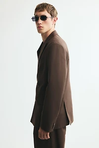 Relaxed-Fit Double-Breasted Jacket