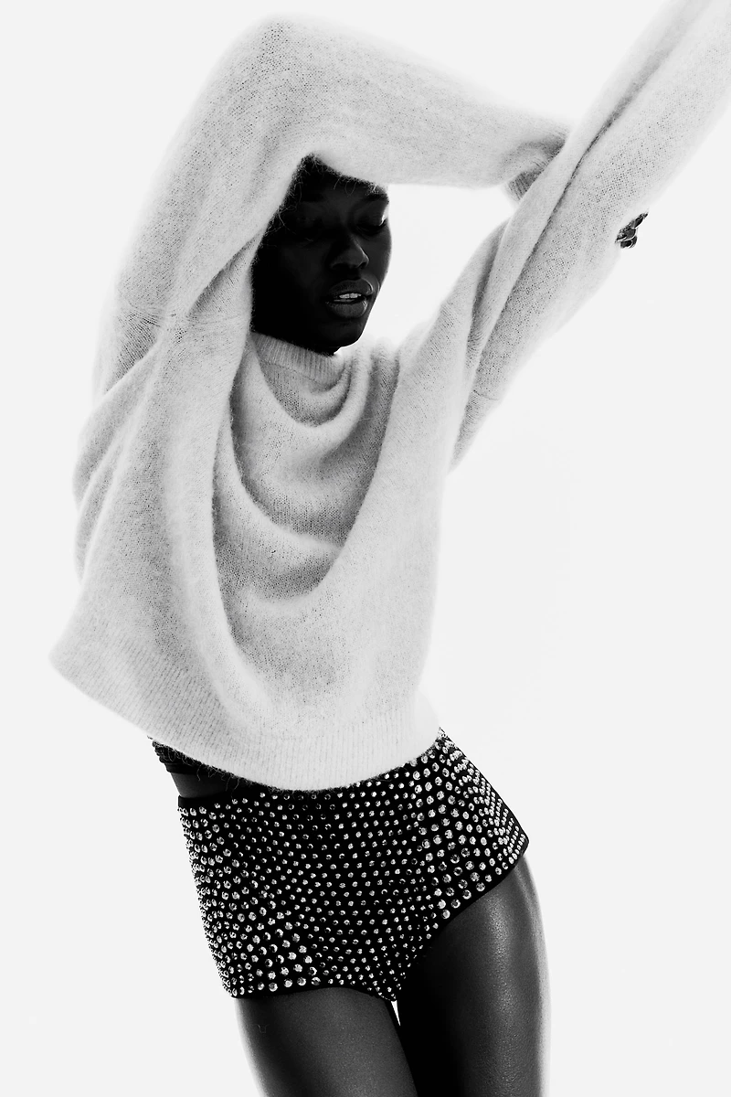 Oversized Alpaca-Blend Sweater