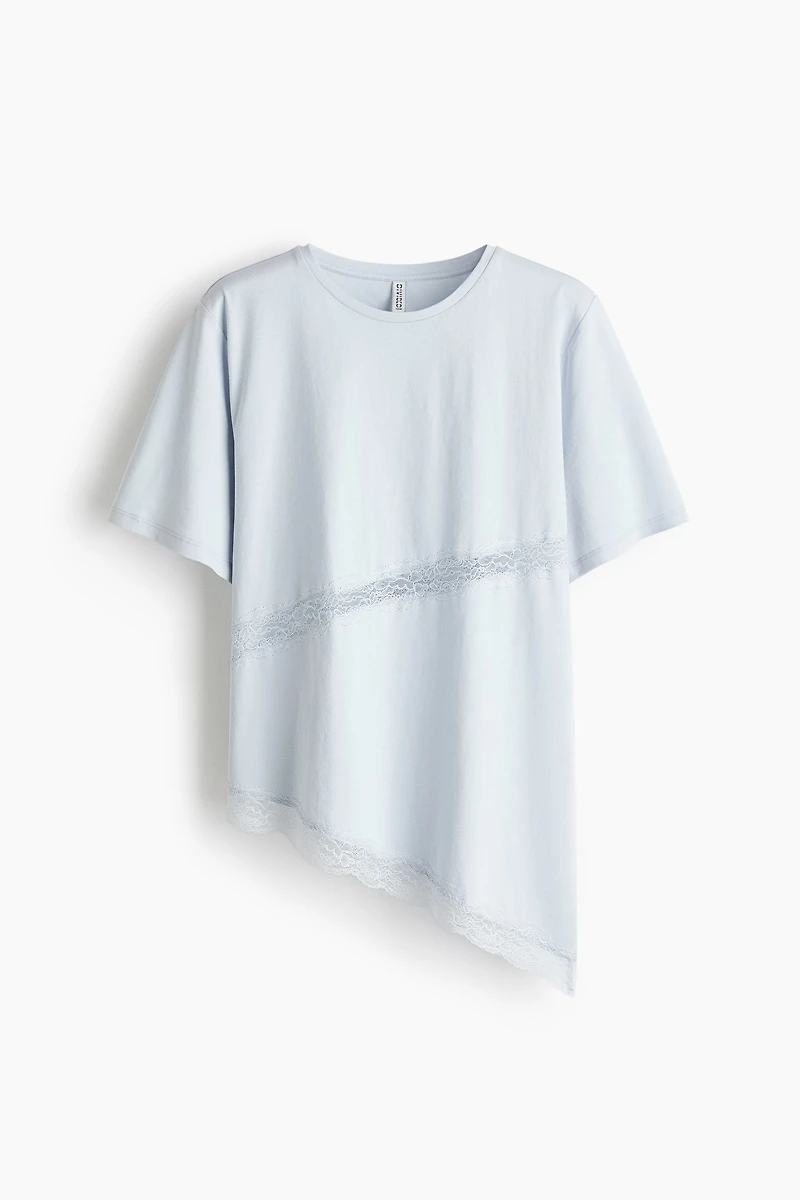 T-shirt avec dentelle