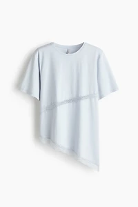 T-shirt avec dentelle