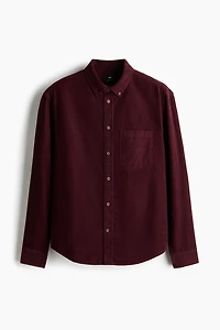 Regular-Fit Corduroy Shirt