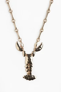 Crayfish-Pendant Necklace