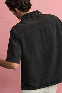 Regular-Fit Denim Resort Shirt