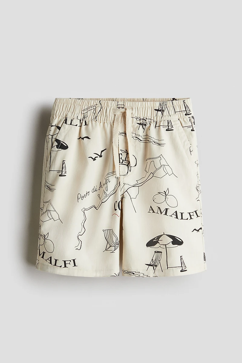 Cotton Twill Shorts