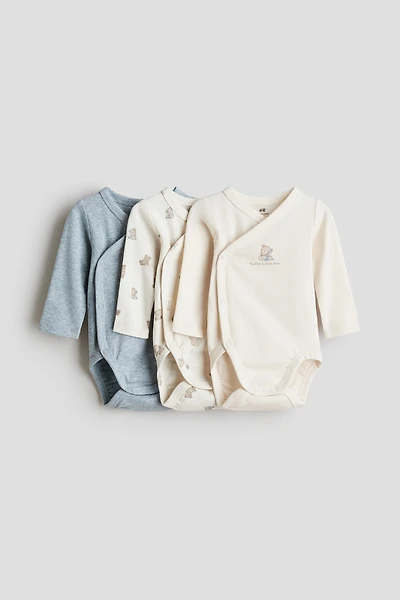 3-pack Wrapover Bodysuits
