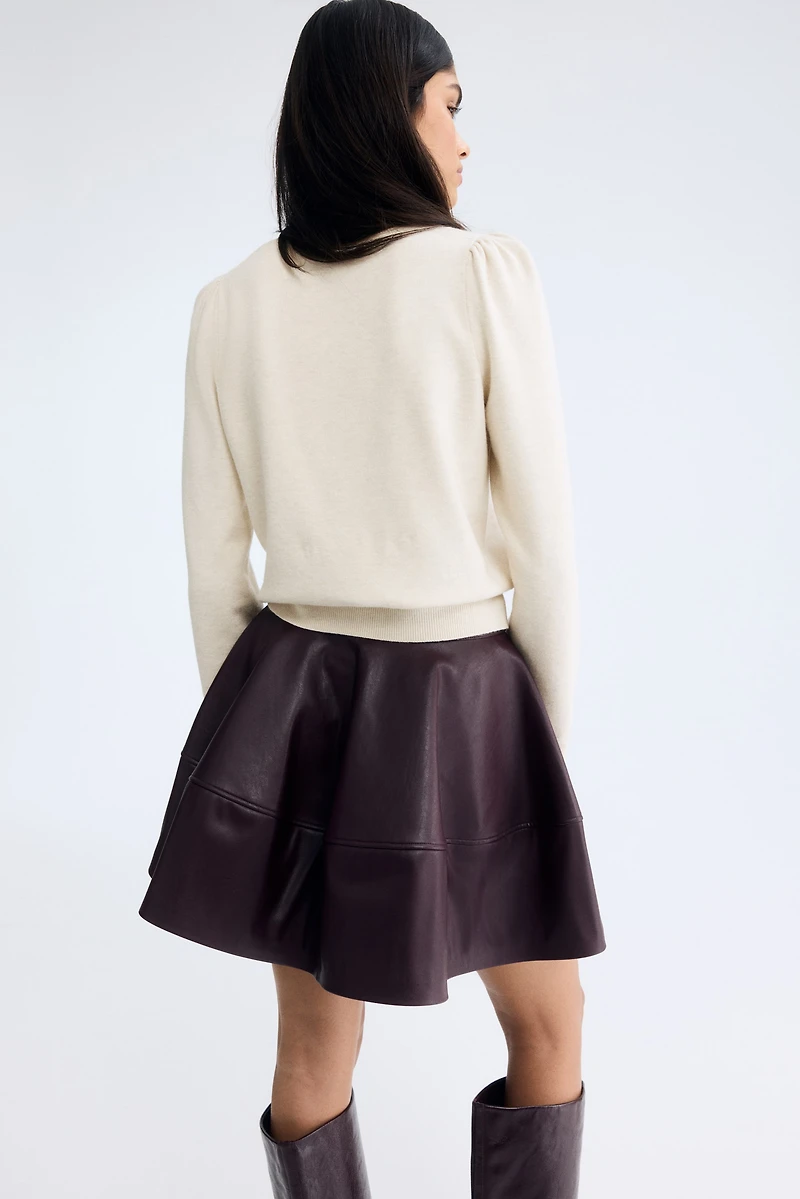 Chandail à manches bouffantes