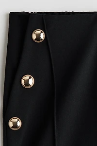 Pantalon large en jersey point de Rome