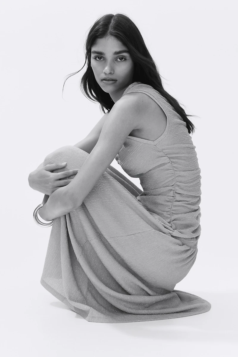 Draped Jersey Dress