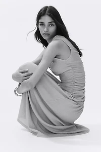 Draped Jersey Dress