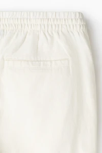 Short décontracté en lin mélangé