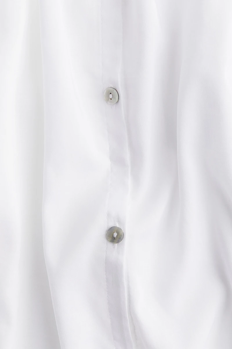 Balloon-sleeved Blouse