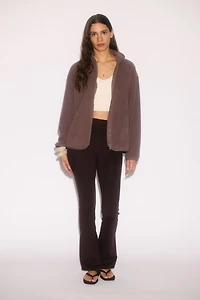 Regular-Fit Fleece Activewear Jacket