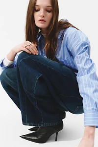 Barrel Regular Waist Jeans