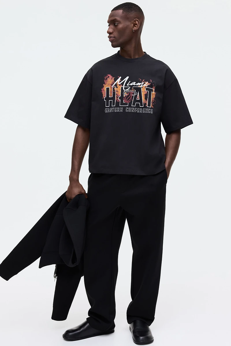 Oversized-Fit Printed T-Shirt