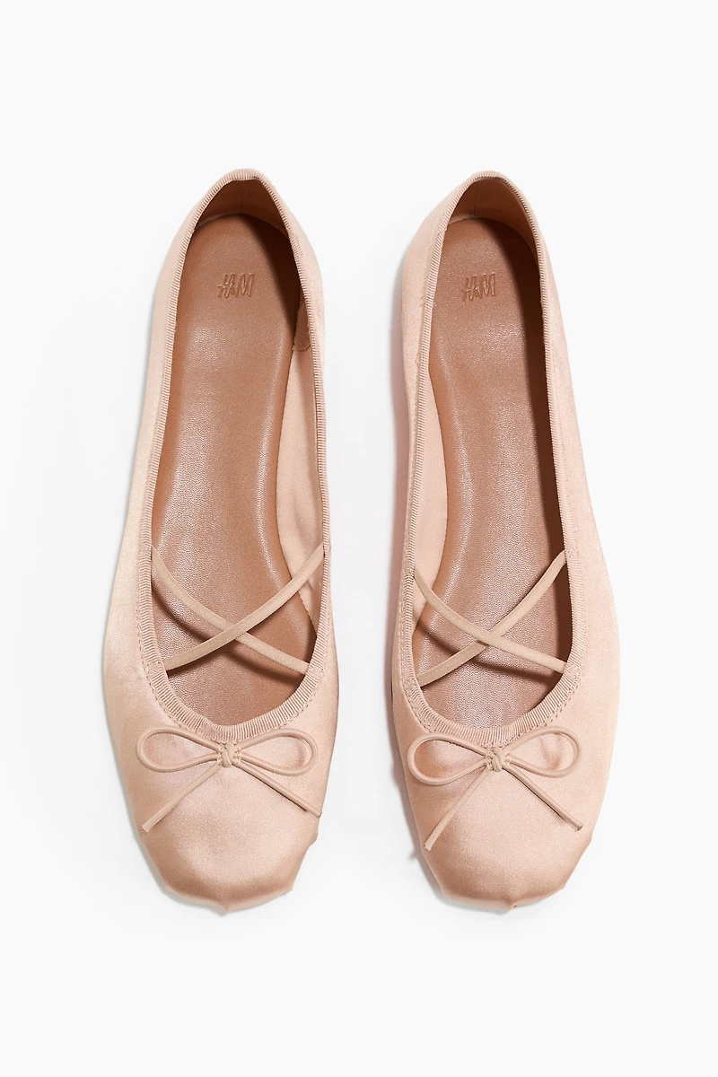 Satin Ballet Flats