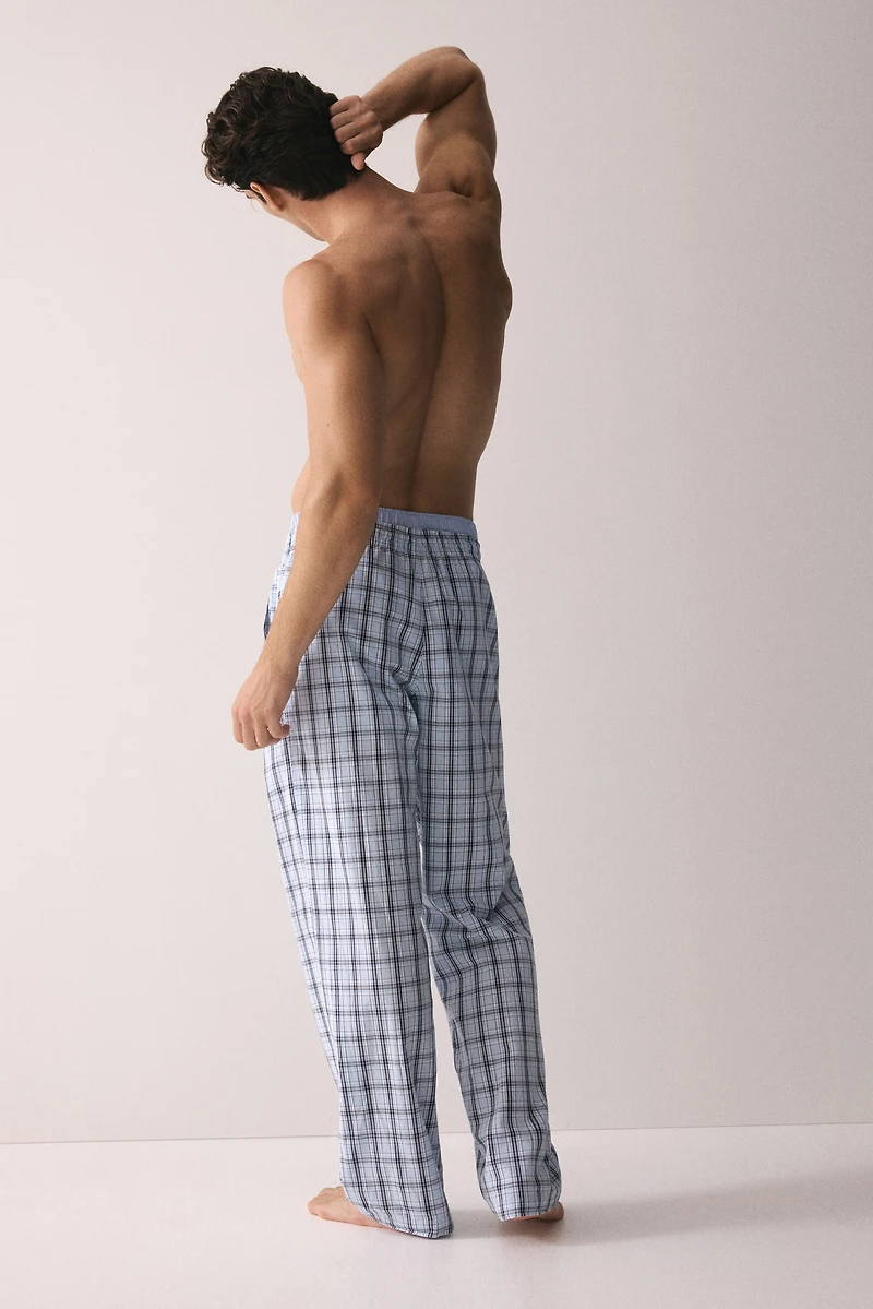 Relaxed-Fit Poplin Pants