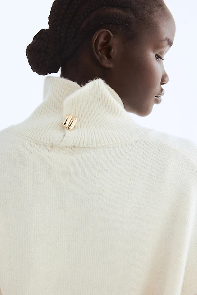 Oversized Mock-Turtleneck Sweater