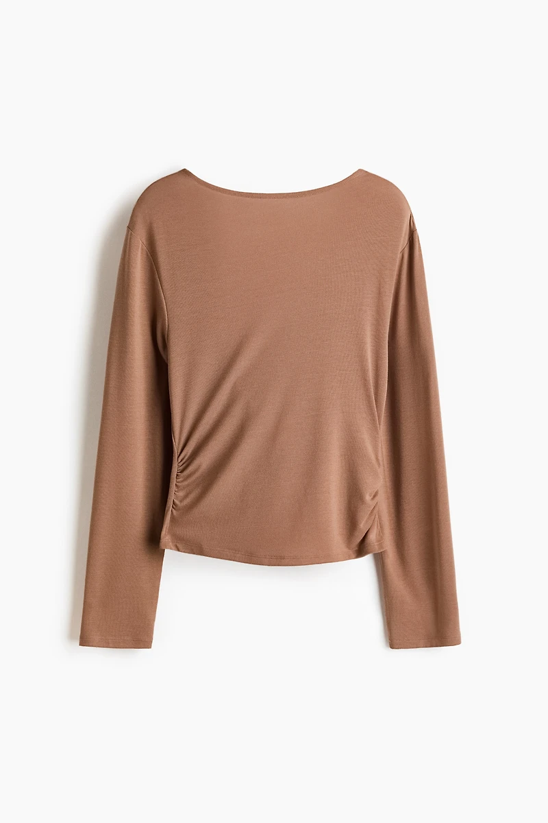 Haut en jersey avec dos bénitier