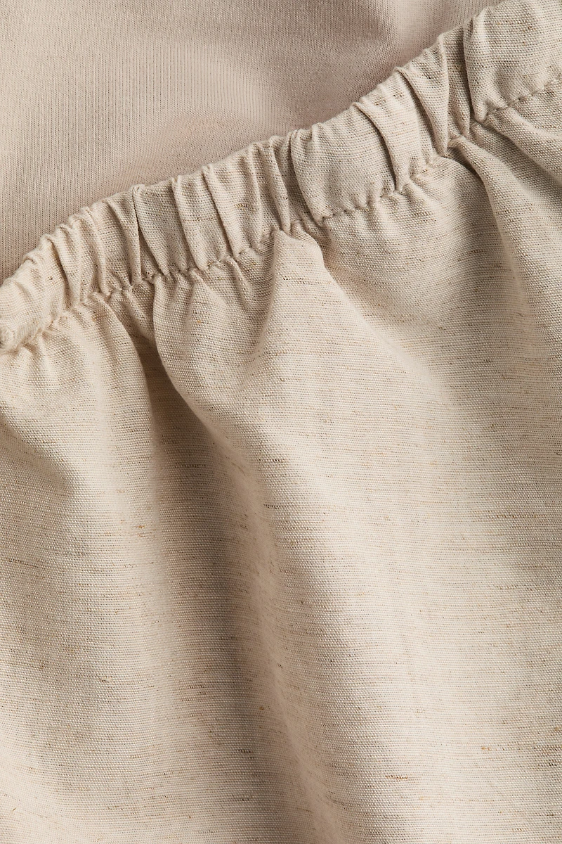 Short MAMA en lin mélangé