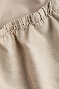 Short MAMA en lin mélangé