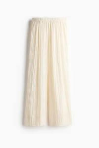 Crinkled Pull-On Pants