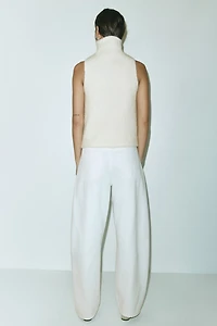 Knit Mock Turtleneck Top