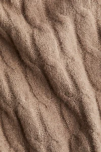 Robe maxi en tricot torsadé