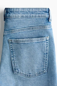 High-Rise Slim Straight Ankle Jeans