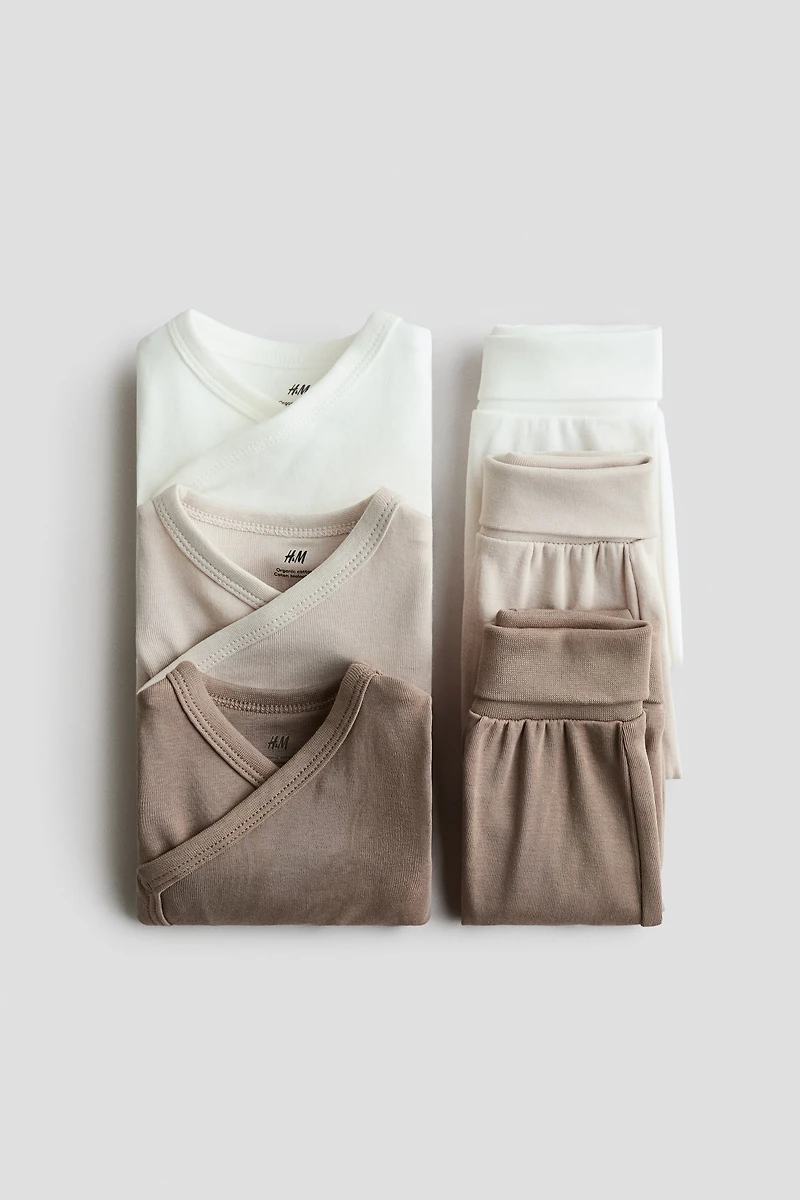 6-piece Bodysuit and Pants Set