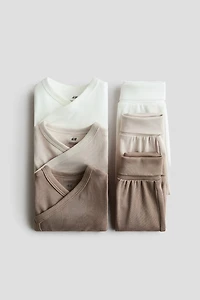 6-piece Bodysuit and Pants Set