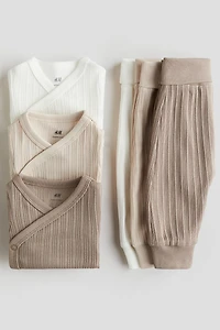 6-Piece Bodysuit and Pants Set