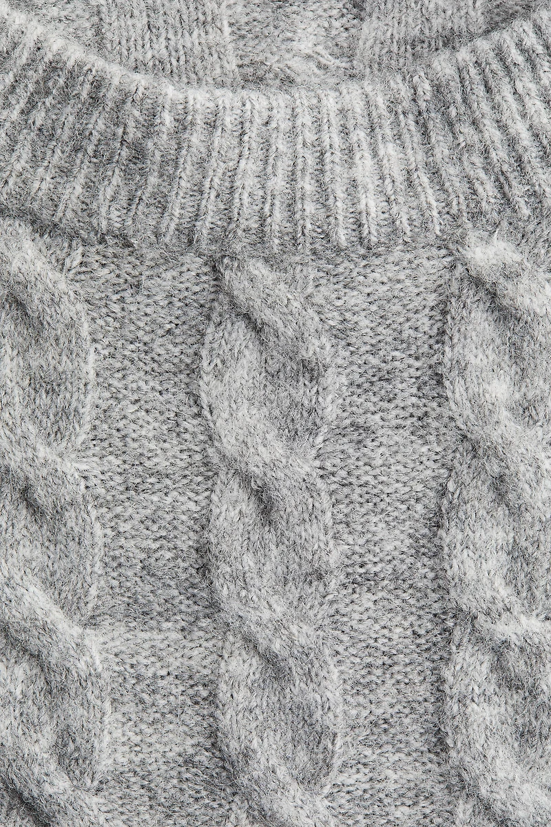 MAMA Cable-Knit Sweater