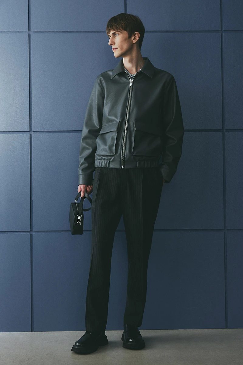 Regular Fit Creased Pants