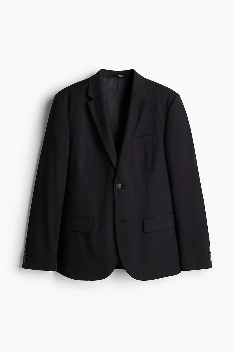 Skinny-Fit Single-Breasted Jacket